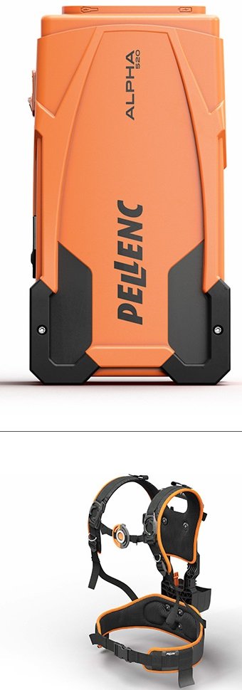 Pellenc Akkus Paket ALPHA 520 + Tragesystem ALPHA
