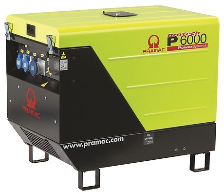Pramac Diesel-Stromerzeuger P 6000 - PF482SY4002 Iso/Großtank