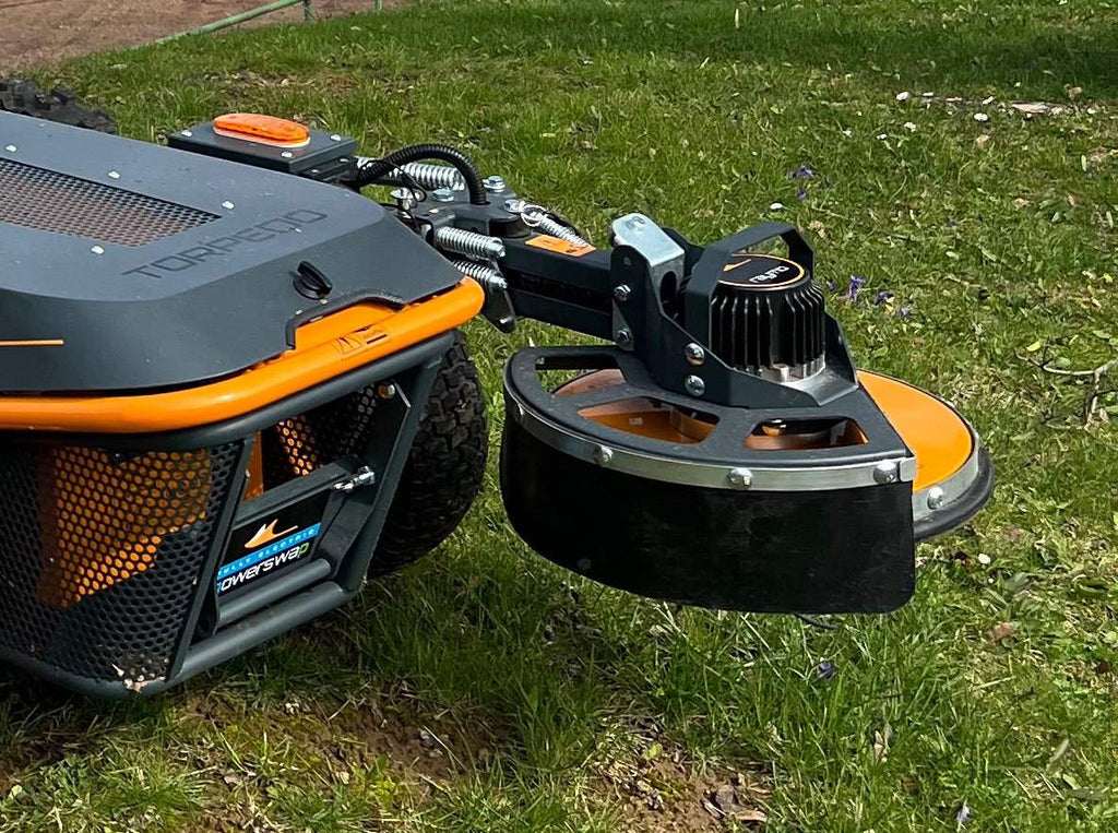 Raymo Auslegemäher schwenkbar mit Faden R14SFINX Flexarm Pfostenmäher