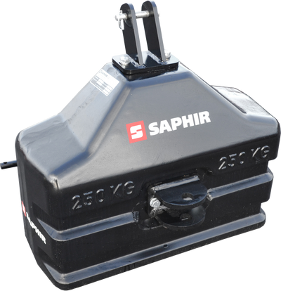 SAPHIR Stahlbetongewicht Standard ST 250 kg mit Kat. 0/I