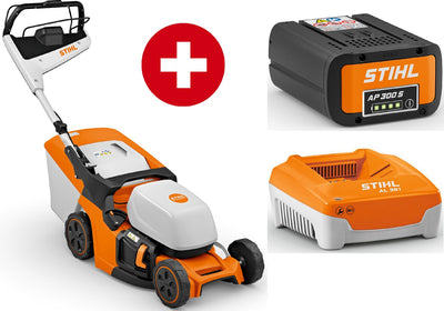 STIHL Akku-Rasenmäher RMA 443 PV mit Akku AP 300 S und Ladegerät AL 301 - Modell 2025