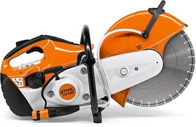 STIHL Benzin-Trennschleifer TS 420  mit STIHL 350mm Bau- und Edelstahl Trennscheibe - Modell 2025