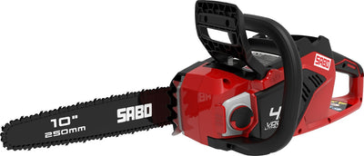 Sabo Akku-Motorsäge CS-25 ohne Akku und Ladegerät - Modell 2025 mit 25cm und 35cm Schneidgarnitur