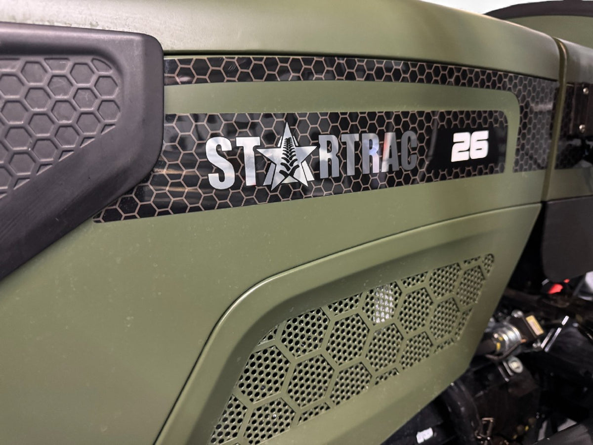 Startrac Allrad-Kleintraktor 26 mit Galaxy-Garden-Pro-Bereifung + Frontlader inklusive Schaufel