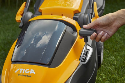 Stiga Akku-Rasenmäher Collector 136e Kit - mit 2 x 2 Ah Akku und Doppel-Ladegerät - Modell 2025