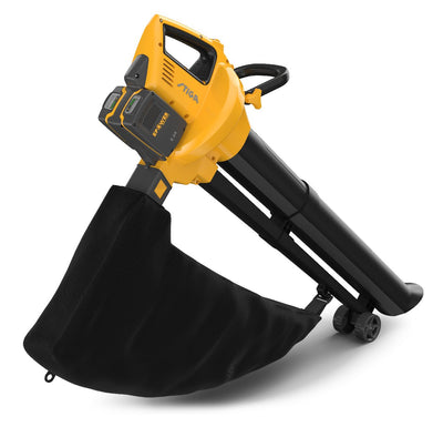 Stiga Akku Laubbläser - Laubsauger VS 100e Kit - inkl. 2 Akkus und Ladegerät