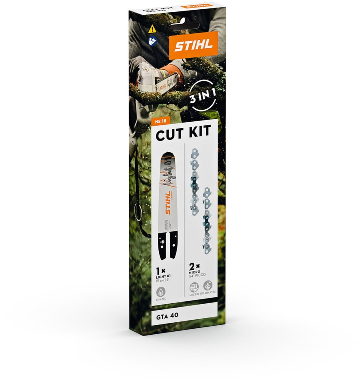 STIHL Sägeketten-Führungsschienen-Set Cut Kit 18