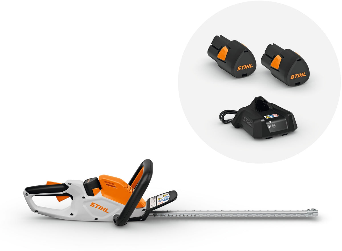 STIHL Akku-Heckenschere HSA 40 Set mit 2x Akku AS 2 und Ladegerät AL 1