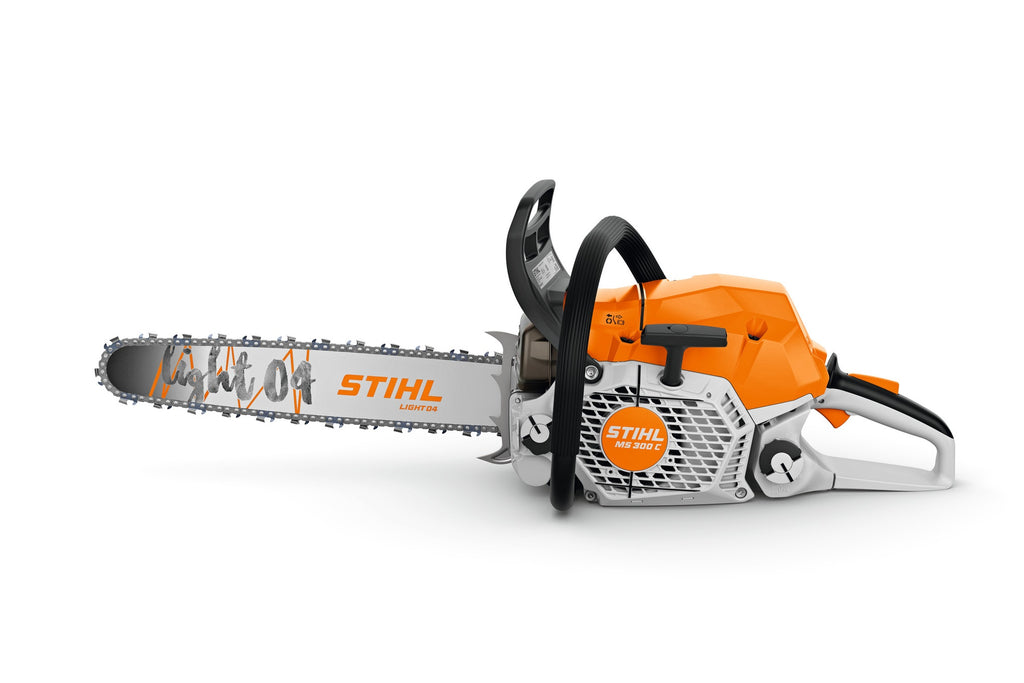 STIHL Profi-Benzin-Motorsäge MS 300 C-M VW, RS Pro, Schienenlänge 35 cm
