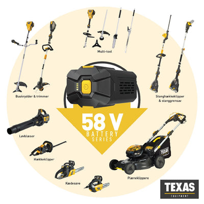 Texas Akku-Motorsense BCZ 5800 - ohne Akku und Ladegerät