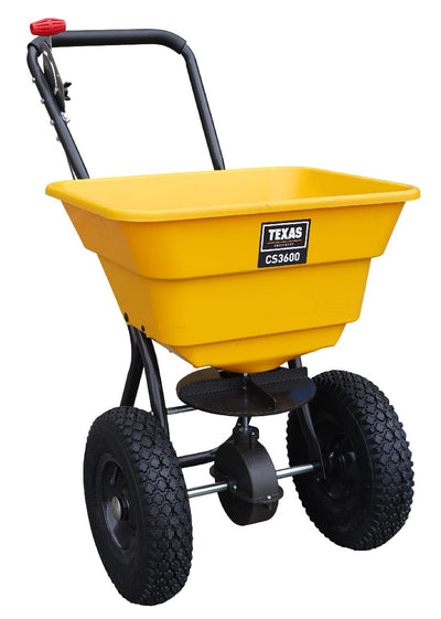 Texas Zentrifugalstreuer / Handstreuwagen CS 3600 inkl. Abdeckung - Modell 2025