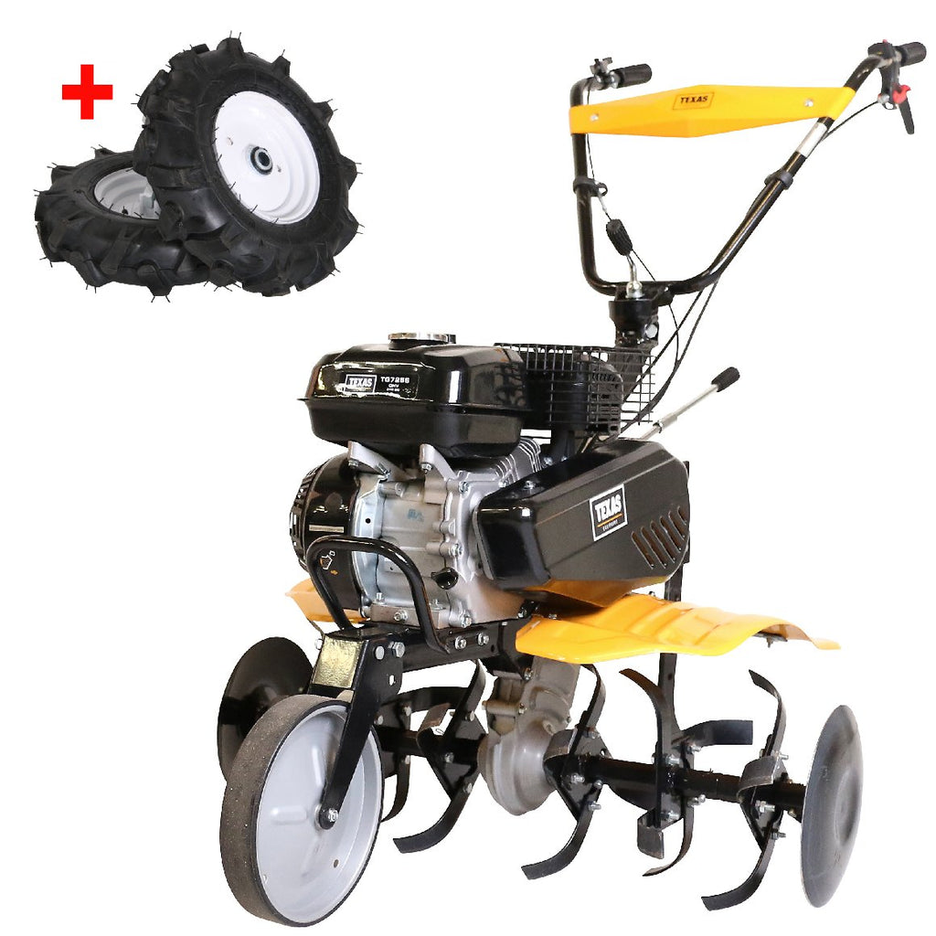 Texas Motorhacke FX 815TG inkl. Satz Räder