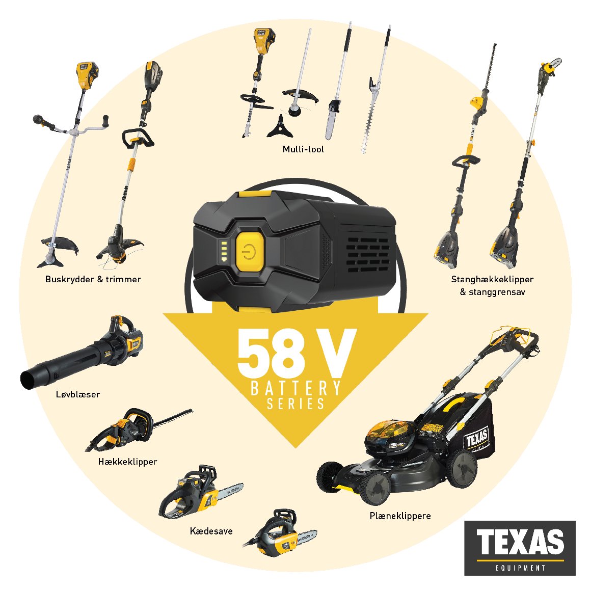 Texas Akku-Laubbläser LBZ 5800 - ohne Akku und Ladegerät