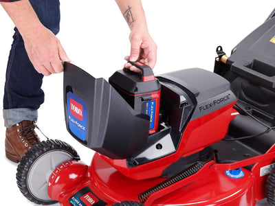Toro Akku-Rasenmäher eSuper Recycler eC48A  48 cm Rasenmäher - Set mit 6 Ah Akku und Ladegerät - Modell 2025