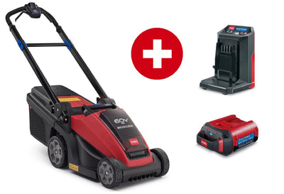 Toro Akku-Rasenmäher eMulticycler  eL36PST  36 cm Rasenmäher - Set mit 2,5 Ah Akku und Ladegerät - Modell 2025