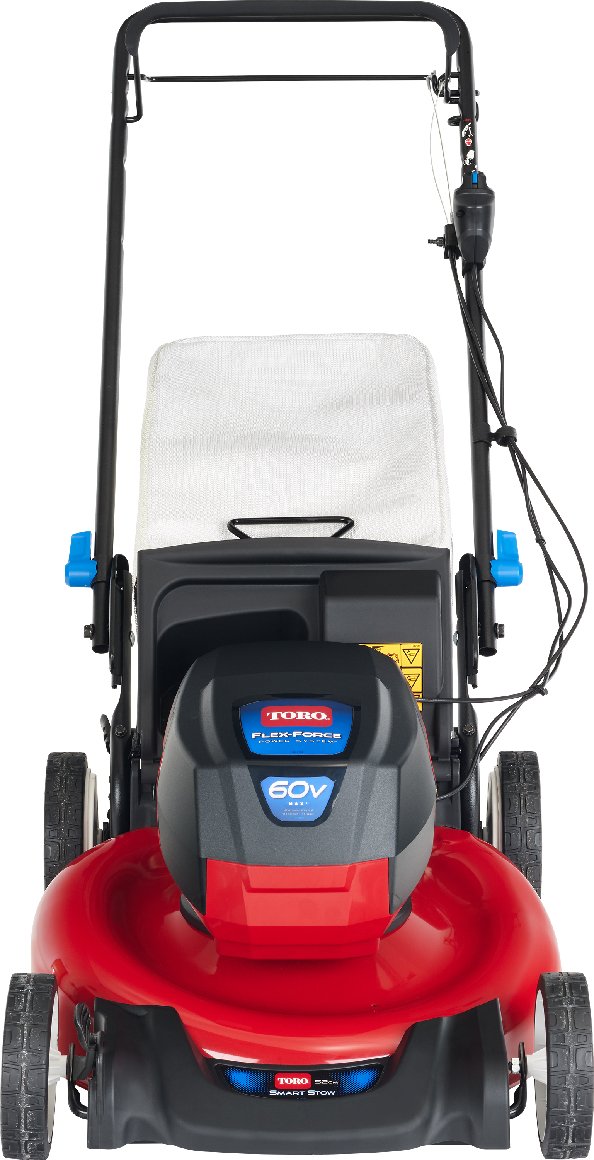 Toro Akku-Rasenmäher eRecycler eS52VST 52 cm Rasenmäher - Set mit 6 Ah Akku und Ladegerät