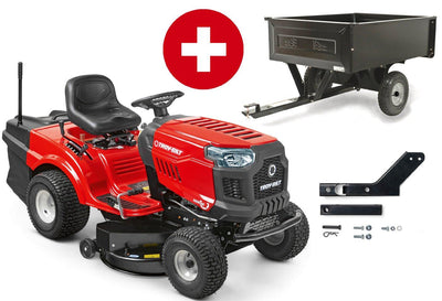 Troy-Bilt Rasentraktor Horse 105T-R mit Transportanhänger und Anhängerkupplung - Modell 2025