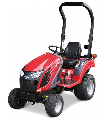 Tym Allrad-Diesel-Kleintraktor T194 mit Rasenbereifung und 137cm  Zwischenachsmähwerk