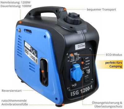 Güde Inverter-Stromerzeuger ISG 1200-1 - Modell 2025
